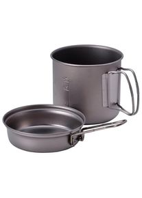 Snow Peak Titanium Trek Pot (1400 ml, grey)