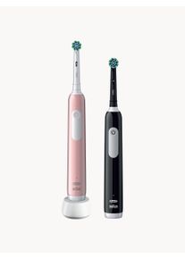 Oral-B Sada elektrických zubních kartáčků Oral-B Pro 1, 2 díly Černá, Růžová Š 17 cm, V 24 cm