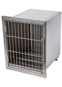 Groom Professional Top Grade Wartekäfig, Edelstahl, 65x60x73cm