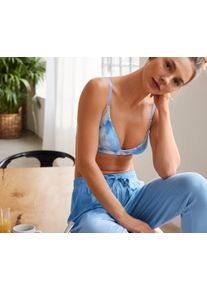 Tchibo - Pohodlné žerzejové kalhoty - pro ženy - vel. XS 32/34 - barva: modrá