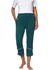 Damske 7/8 kalhoty s hladkým elastickým pasem petrolejová ,velikost 54