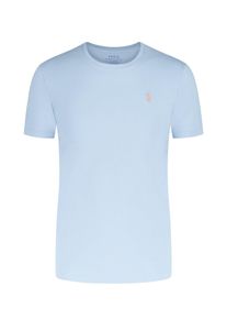 Velk&eacute; Velikosti - Polo Ralph Lauren - Tričko z bavlny a s v&yacute;&scaron;ivkou loga - XXL - Světle Modr&aacute;