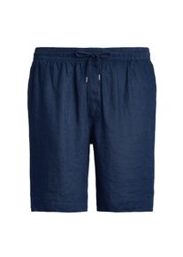 Velk&eacute; Velikosti - Polo Ralph Lauren - Bermudy ze lnu, classic fit - XXL - N&aacute;mořnick&aacute; Modr&aacute;
