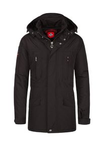 Velk&eacute; Velikosti - Wellensteyn - Golfov&aacute; bunda do každ&eacute;ho počas&iacute; s odn&iacute;matelnou kapuc&iacute; - 3XL - Čern&aacute;
