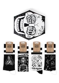 American Socks - The Skull - dárkový box - vícebarevný - Onesize - 67% Bavlna, 21% Polyamide, 6% Polyester, 6% Elastane