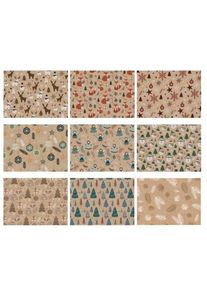 Bal�c� pap�r kraftov� v�no�n� mix 100x70 cm