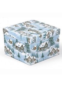 Krabice d�rkov� zasn�en� krajina 20 x 20 x 14 cm