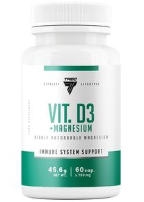 Trec Nutrition Vitamin D3 + Magnesium, 60 Kapseln