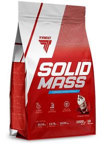 Trec Nutrition Solid Mass - Hardcore Gainer Formula, 5800 g Beutel, Strawberry