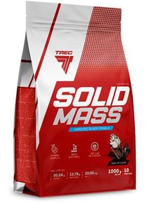 Trec Nutrition Solid Mass - Hardcore Gainer Formula, 1000 g Beutel, Chocolate