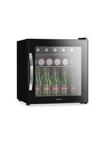 Klarstein Chladnička na nápoje Beersafe se zrcadlovými skleněnými dveřmi | 44 x 48 cm | Vnitřní LED osvětlení