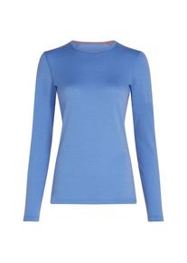 Icebreaker Women's 200 Oasis L/S Crewe Merino base layer Women (M, blue)