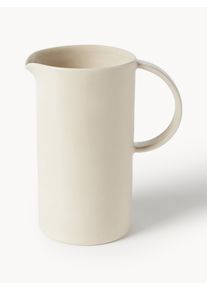 Ručně vyrobená karafa Lowri Béžová Keramika 1,5 l | Westwing Collection