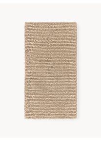 Ručně tkan&yacute; vlněn&yacute; koberec Pebble B&eacute;žov&aacute; Uměl&eacute; vlakno, Vlna &Scaron; 80 cm, D 150 cm (velikost XS) | Westwing Collection