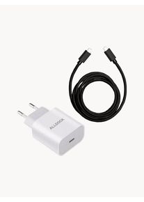 ALLDOCK Sada USB-C kabelů USB-C, 2 díly Černá D 6 x Š 7 x V 6 cm