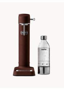 AARKE V&yacute;robn&iacute;k perliv&eacute; vody Carbonator 3 Červen&aacute; Nerezov&aacute; ocel Sada různ&yacute;ch velikost&iacute;