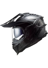 LS2 MX701 Explorer Carbon Solid adventure helmet, 2nd choice ite , color: Black , size: L