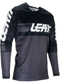 Leatt 4.5 X-Flow S24, jersey , color: Grey/Black/White , size: M