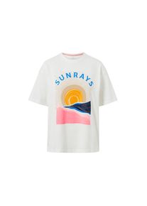 Tchibo - Triko s potiskem - pro ženy - vel. XS 32/34 - barva: béžová