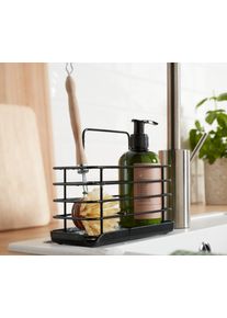 Tchibo - Kovový stojan na mycí potřeby - barva: černá