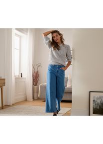 Tchibo - Džíny culotte - pro ženy - vel. 42 - barva: modrá