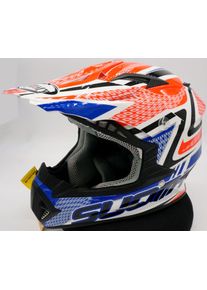 Suomy Rumble Snake motocross helmet, 2nd choice item , color: Black/Red/Blue , size: M