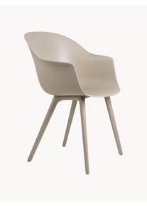 Gubi Zahradní židle s područkami Bat Béžová Umělá hmota Š 61 cm, H 57 cm