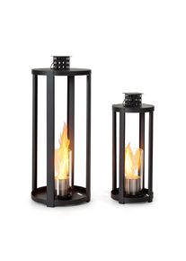 Blumfeldt Fiamme Cilindro, etanolové lucerny, sada 2 kusů, hořák z nerezové oceli, 0,3 litru, doba hoření 4 h