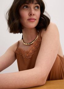 Přil&eacute;hav&yacute; n&aacute;hrdeln&iacute;k choker | zlat&aacute; | Vel. Onesize | bonprix