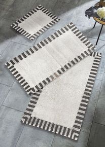 Koupelnov&aacute; předložka s minimalistick&yacute;m designem | Čern&aacute; | Vel. 55x45 cm | bonprix