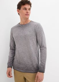 Triko s dlouh&yacute;m ruk&aacute;vem z organick&eacute; bavlny (2 ks v balen&iacute;) | Modr&aacute; | Vel. 48/50 (M) | 100% bavlna| bonprix