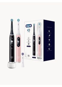 Oral-B Sada 2 elektrick&yacute;ch zubn&iacute;ch kart&aacute;čků Oral-B iO6 se 3 kart&aacute;či Čern&aacute; 9 x 24 x 17 cm