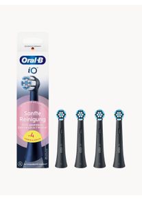 Oral-B Sada v&yacute;měnn&yacute;ch hlavic na kart&aacute;ček Oral-B iO Gentle Clean, 4 d&iacute;ly Čern&aacute; &Scaron; 5 cm, V 22 cm
