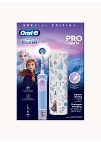 Oral-B Elektrick&yacute; zubn&iacute; kart&aacute;ček s cestovn&iacute;m pouzdrem Oral-B Vitality Pro Kids Frozen Modr&aacute;, Fialov&aacute; &Scaron; 17 cm, D 25 cm