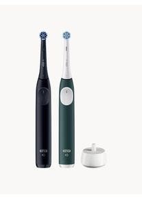 Oral-B Sada 2 elektrick&yacute;ch zubn&iacute;ch kart&aacute;čků iO Series 2 Čern&aacute; 17 x 24 x 9 cm