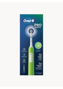 Oral-B Elektrick&yacute; zubn&iacute; kart&aacute;ček pro děti Pro Junior 6+ s n&aacute;hradn&iacute; hlavic&iacute; Zelen&aacute; 10 x 25 x 7 cm