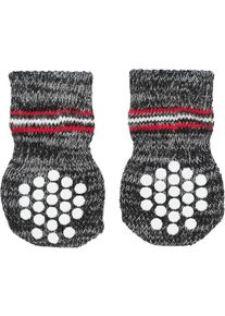 Trixie Anti-Rutsch Hundesocken, 2 St&uuml;ck, grau, L&ndash;XL