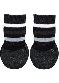 Trixie Anti-Rutsch Hundesocken mit Rundum-Gummierung, 2 St&uuml;ck, schwarz, L&ndash;XL