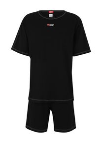 DIESEL Muži Pyžamo krátké 'ADAM-D-CORE' černá S