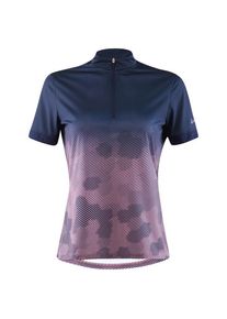 L&ouml;ffler L&ouml;ffler Women's Bike Shirt Half-Zip Maja Cycling jersey Women (40, blue)