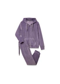 Tchibo - Dom&aacute;c&iacute; souprava z ply&scaron;ov&eacute;ho &uacute;pletu - pro ženy - vel. M 40/42 - barva: fialov&aacute;
