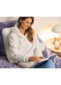 Tchibo - Pohodln&yacute; nafukovac&iacute; pol&scaron;t&aacute;ř na sezen&iacute; v posteli - barva: b&iacute;l&aacute;