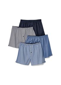 Tchibo - Tkan&eacute; boxerky - pro muže - vel. S/4 - barva: modr&aacute;/s proužky