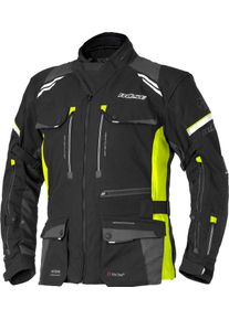 Büse Highland III, textile jacket waterproof women , color: Black/Yellow , size: 42