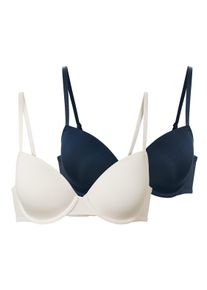 Tchibo - Podprsenky s vyztužen&yacute;mi ko&scaron;&iacute;čky - pro ženy - vel. 85B - barva: modr&aacute;