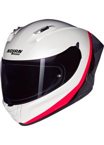 Nolan N60-6 Sport Verniciatura Speciale 347, full face helmet , color: White/Black/Neon-Red , size: L