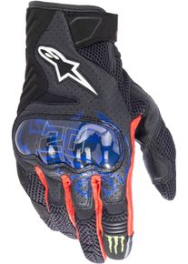 Alpinestars FQ20 SMX-1 Air V2 Monster, gloves , color: Black/Blue/Light Red/Green , size: XXL