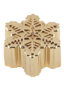 Santex Sv��ka zlat� sn�hov� vlo�ka 6,5x6,5 cm 1 ks