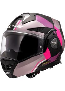 LS2 FF901 Advant X Ultra, modular helmet , color: Matt Black/Grey/Pink/Purple , size: XXL
