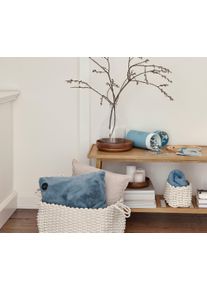 Tchibo - Pletený košík - barva: bílá